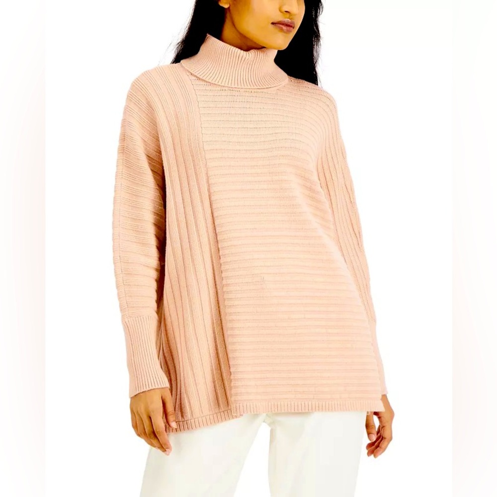 NWT ALFANI Ribbed Turtleneck Sweater - L